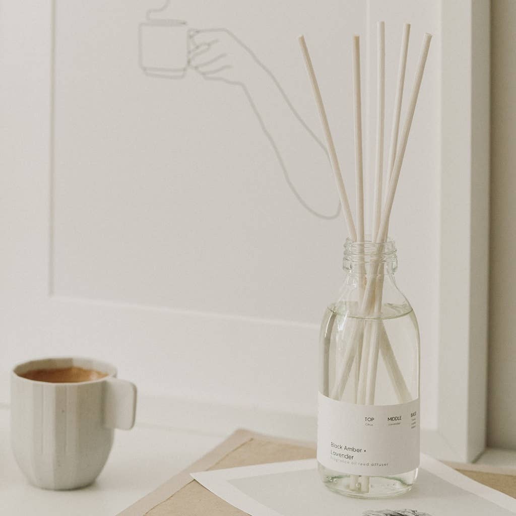 Black Amber & Lavender - Reed Diffuser