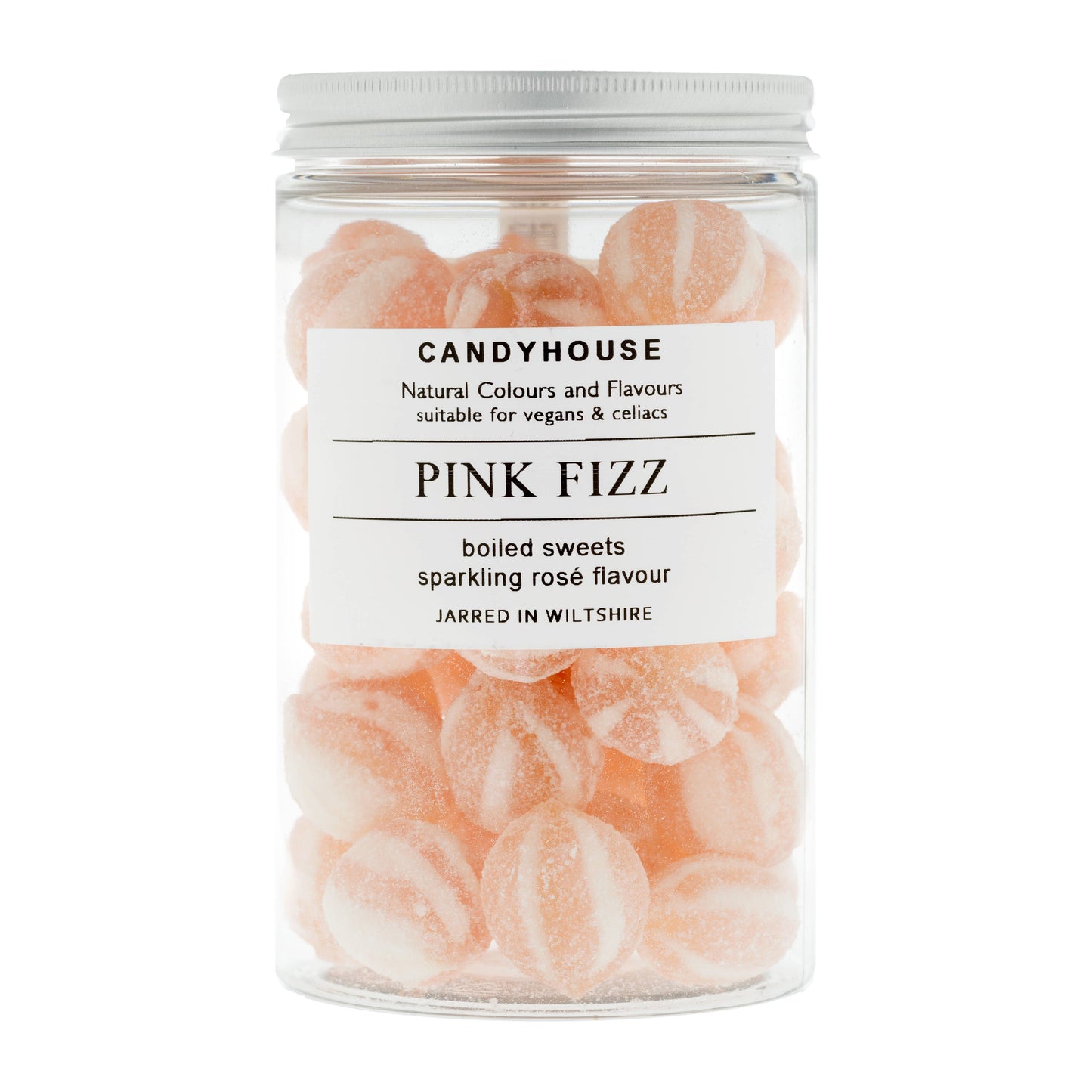 Hard Boiled Sweets in a Jar - Pink Fizz