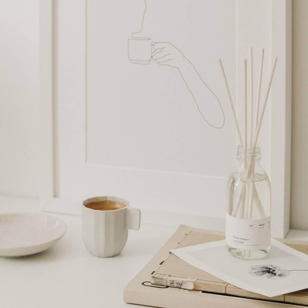 Black Amber & Lavender - Reed Diffuser