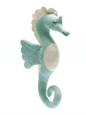 Seahorse Knitted Soft Toy - Sea Green