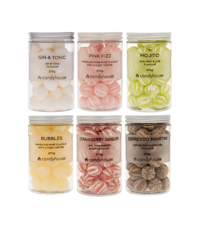 Hard Boiled Sweets in a Jar - Gin & Tonic