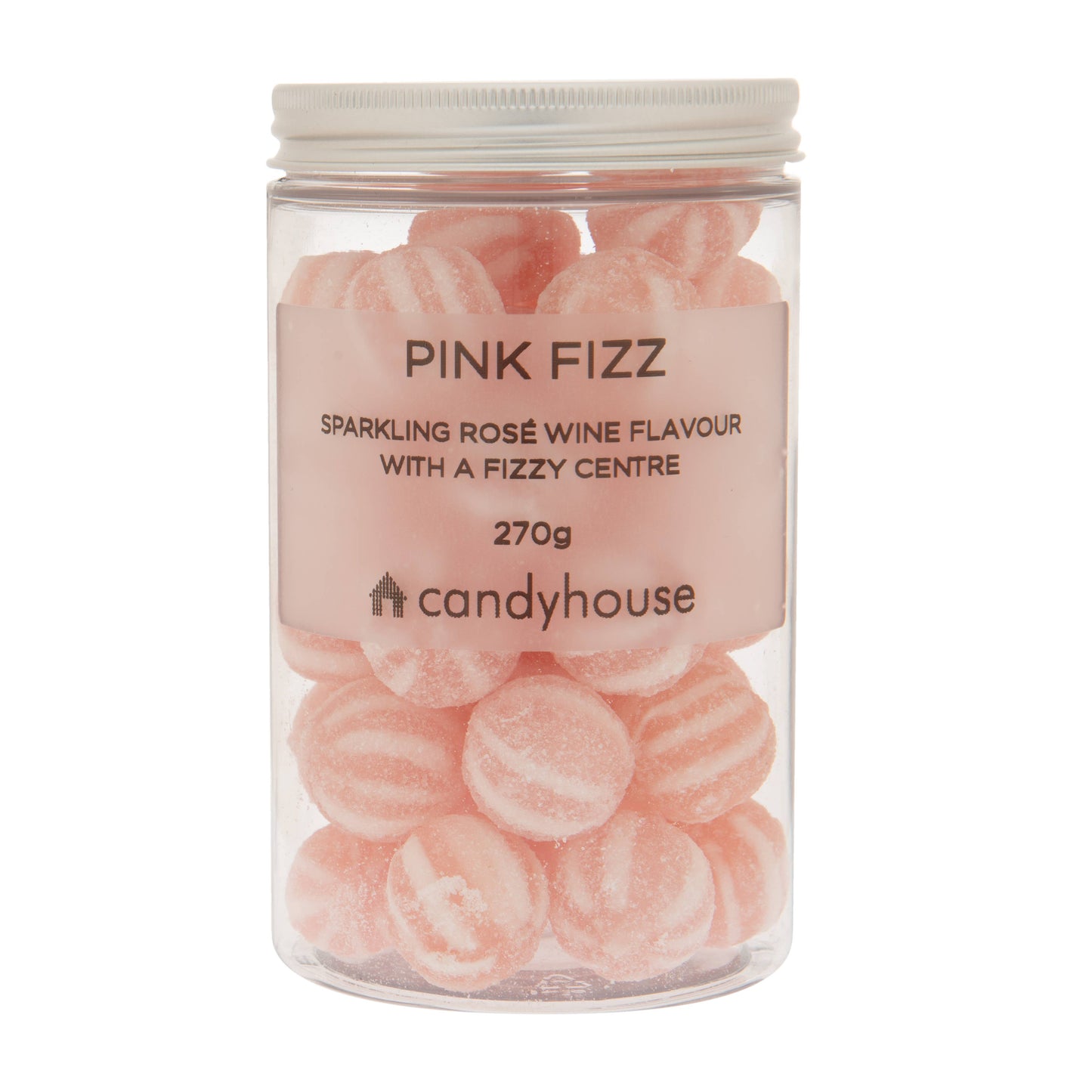 Hard Boiled Sweets in a Jar - Pink Fizz