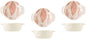 Round Oven Ceramic Dish Set - White Fish
