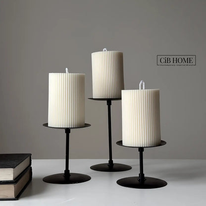 Classic Thick Ribbed Candle
