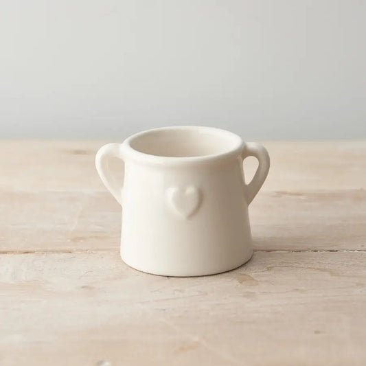 Ceramic Heart Planter - Medium