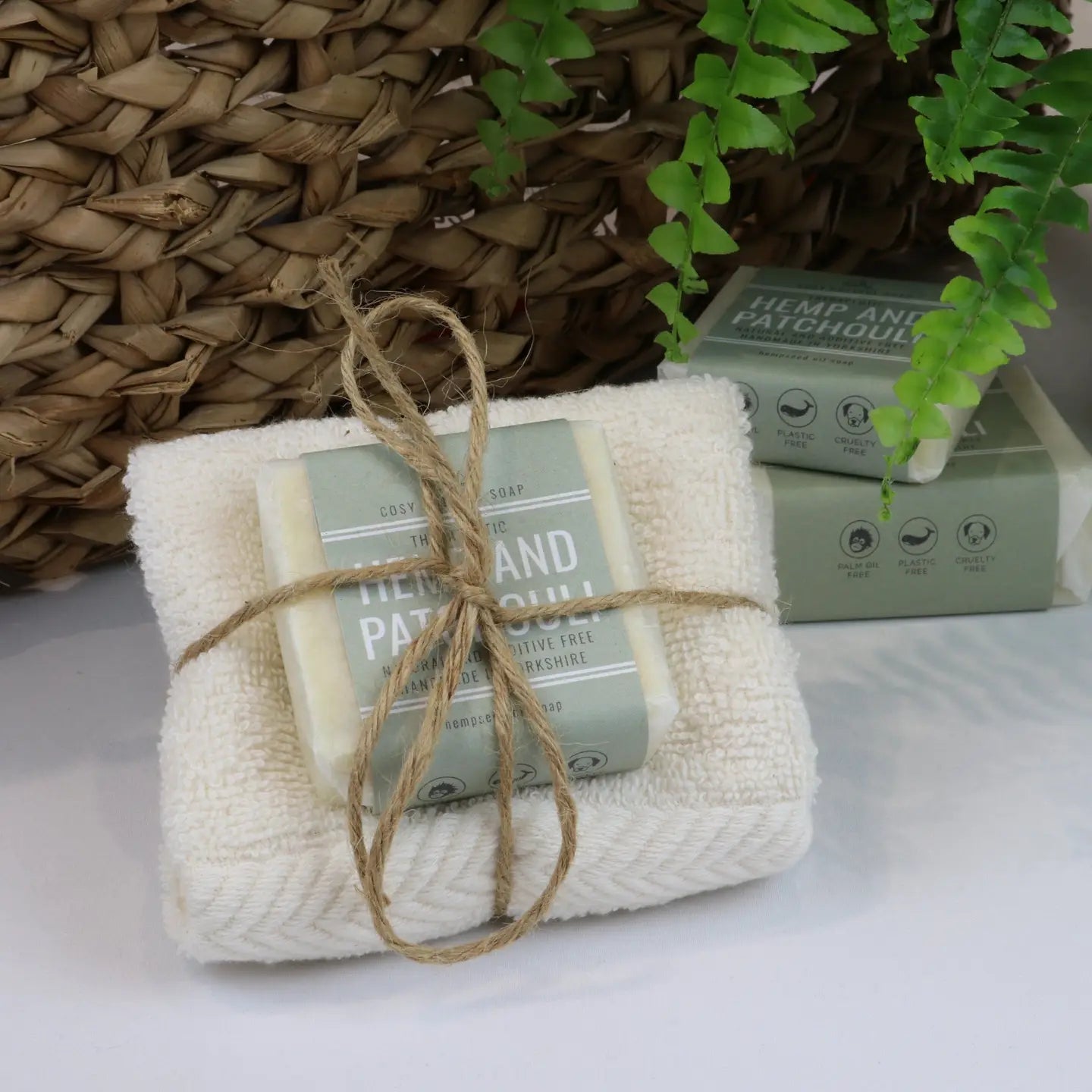 Handmade Soap & Cotton Cloth Gift Set