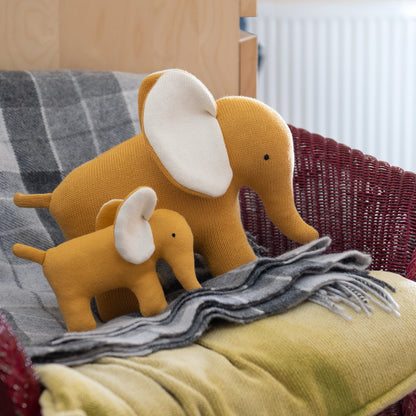 Ellis the Elephant - Large Organic Cotton Soft Toy