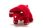 Triceratops Knitted Dinosaur - Red