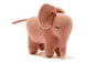 Large Knitted Elephant Soft Toy - Pink