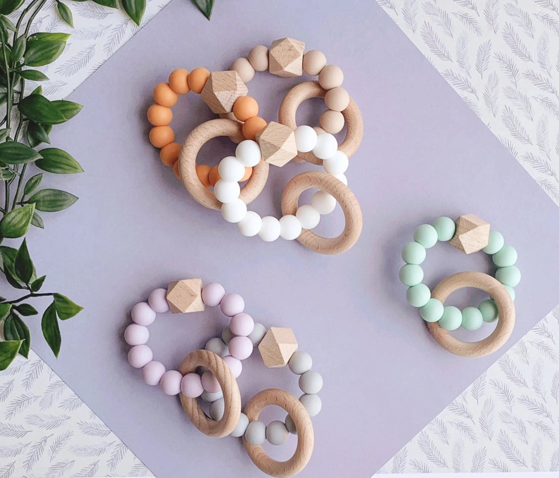 Silicone Single Teething Ring