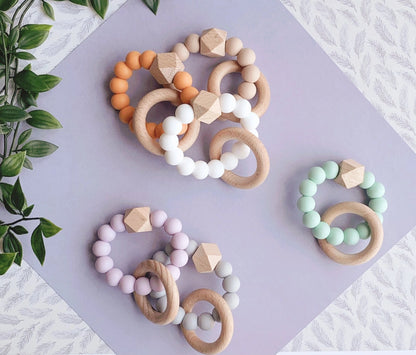 Silicone Single Teething Ring