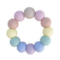 Chunky Silicone Teething Ring - Rainbow