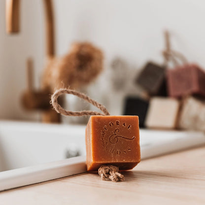 Chunky Soap on a Rope - Garden of Eden