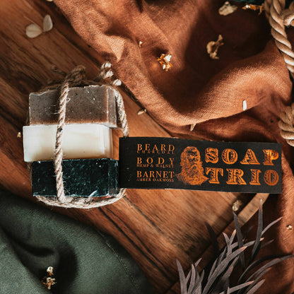 Soap Trio - Beard, Body, Bath