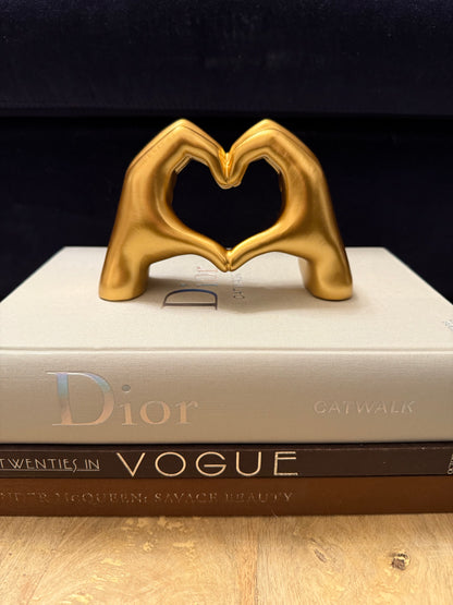 Gold Love Hands Ornament
