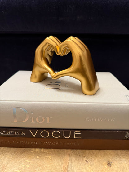 Gold Love Hands Ornament