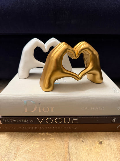 Gold Love Hands Ornament