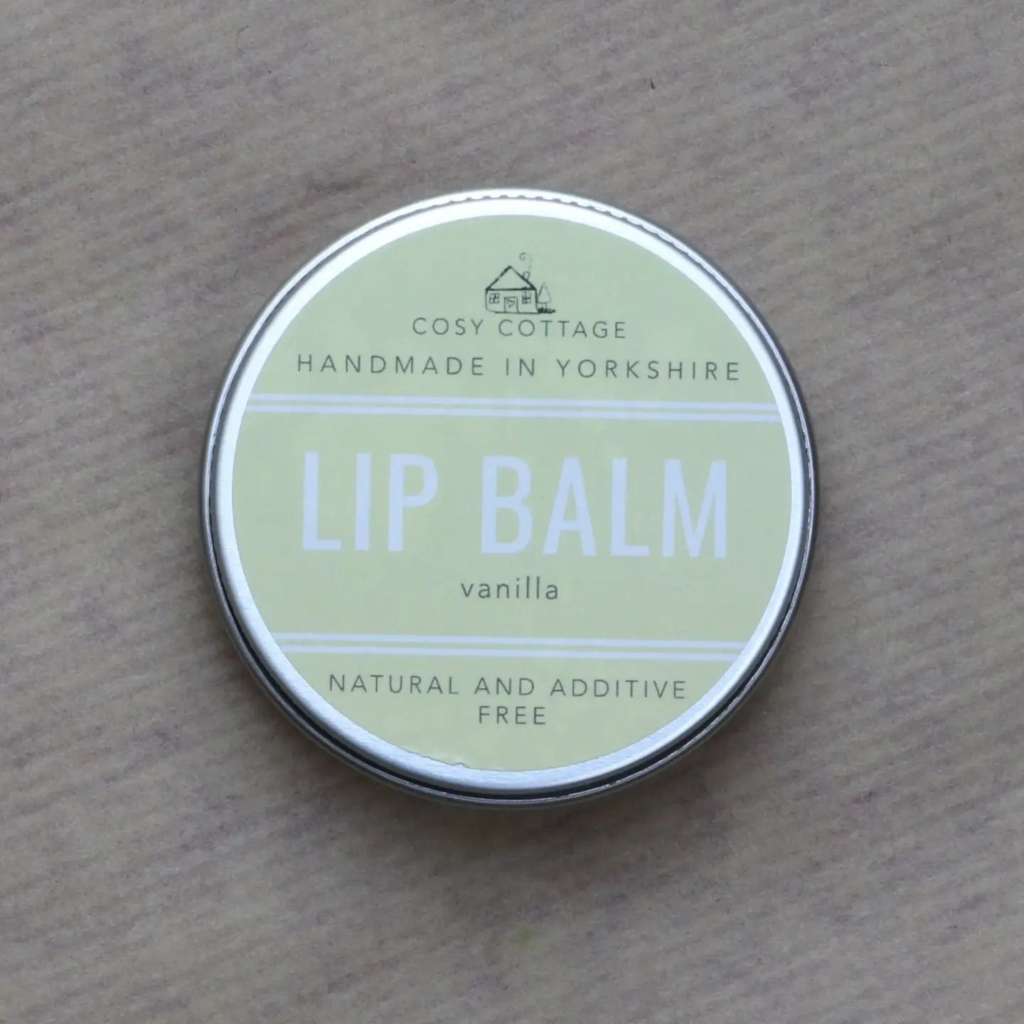 Natural Ingredients Lip Balm in Vanilla