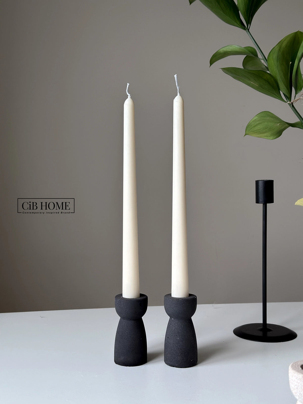 2 Long Pole Taper Candles