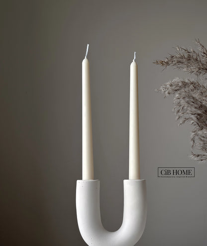 2 Long Pole Taper Candles