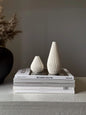 Stone Ribbed Ornament Set