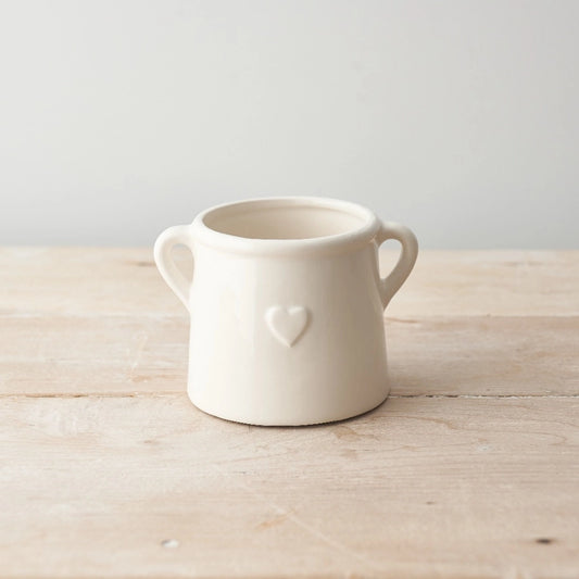 Ceramic Heart Planter - Small