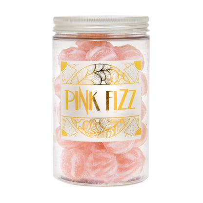 Hard Boiled Sweets in a Jar - Pink Fizz