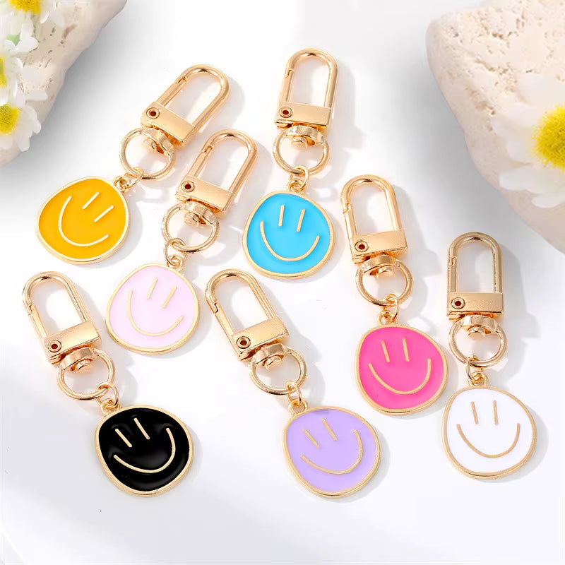 Smiley Face Keyring